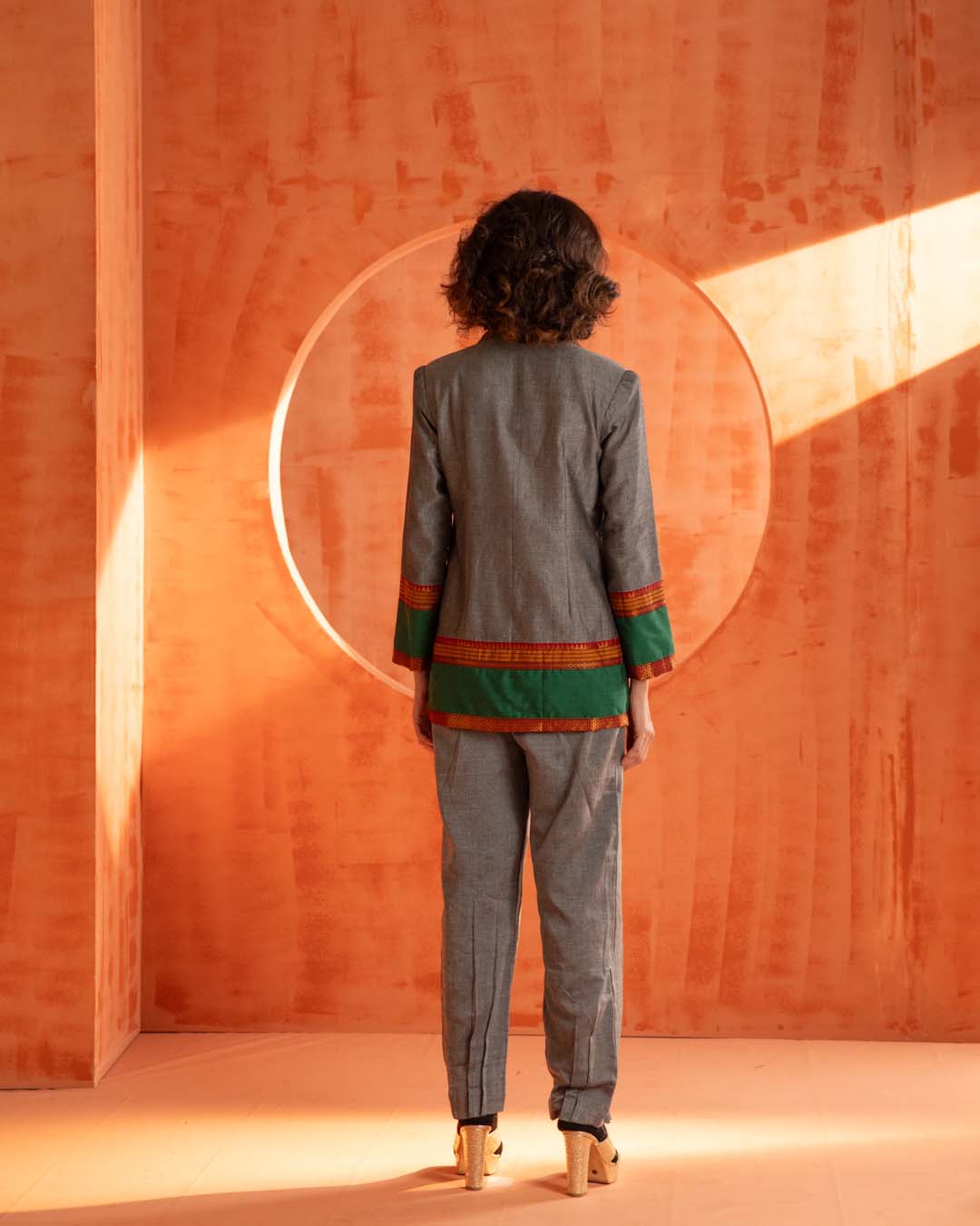 Obsidian Edge( 3 PCS PANT SUIT CO-ORD SET)