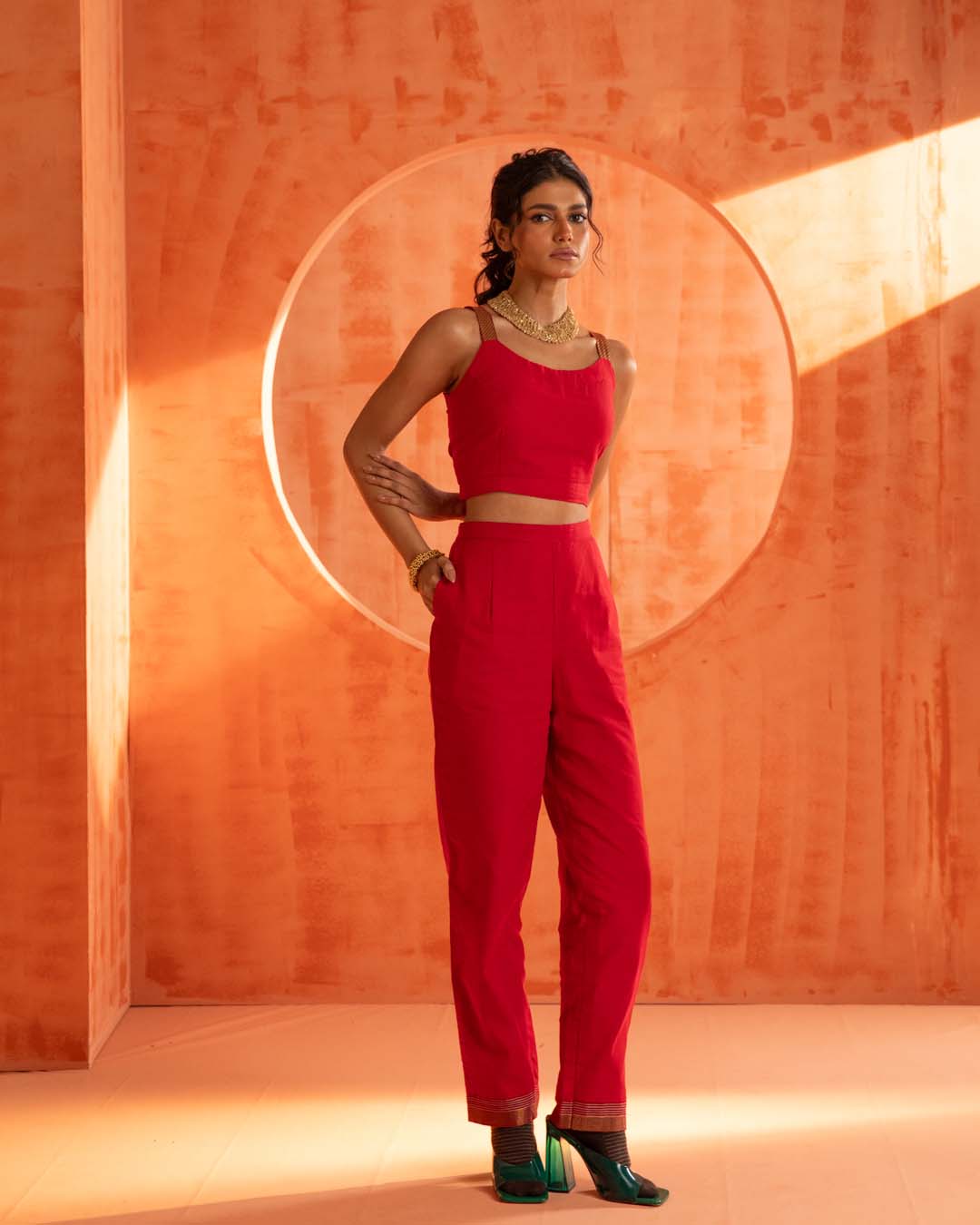 Firestorm Hunter( 3 PCS PANT SUIT CO-ORD SET)