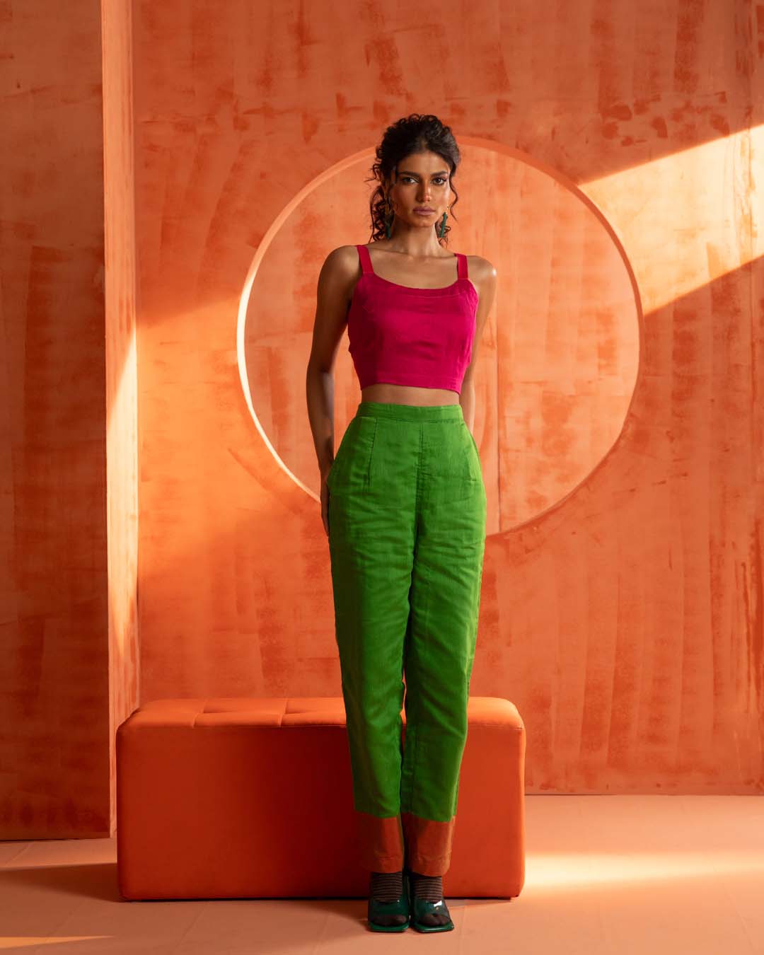 Ruby Glimmer( 3 PCS PANT SUIT CO-ORD SET)