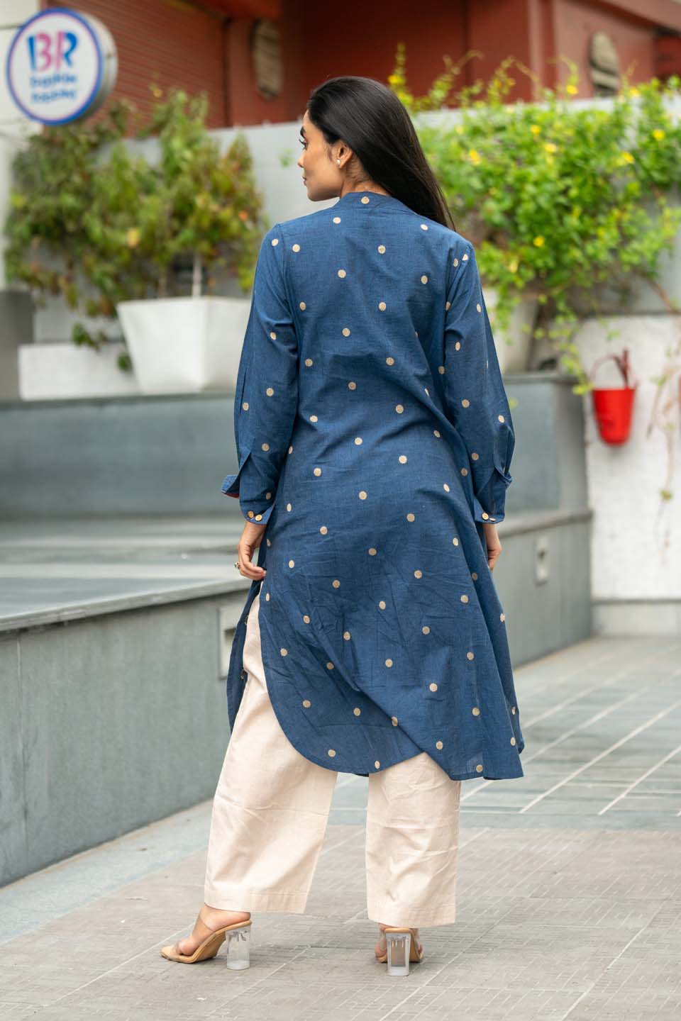 Midnight Buti — Handloom Cotton Kurta