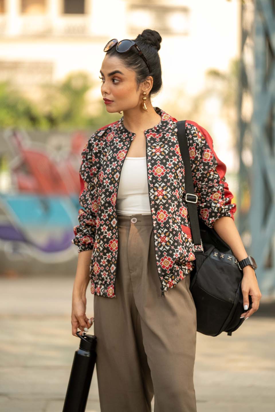 Nightfall Mosaic - Bomber Jacket