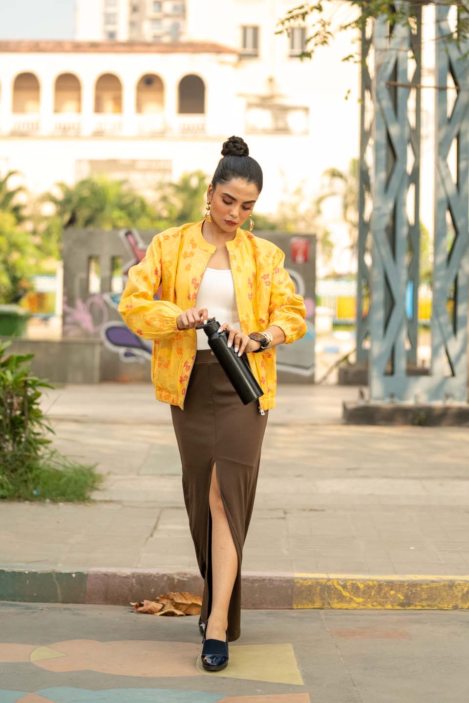 Sunburst Bloom - Bomber Jacket