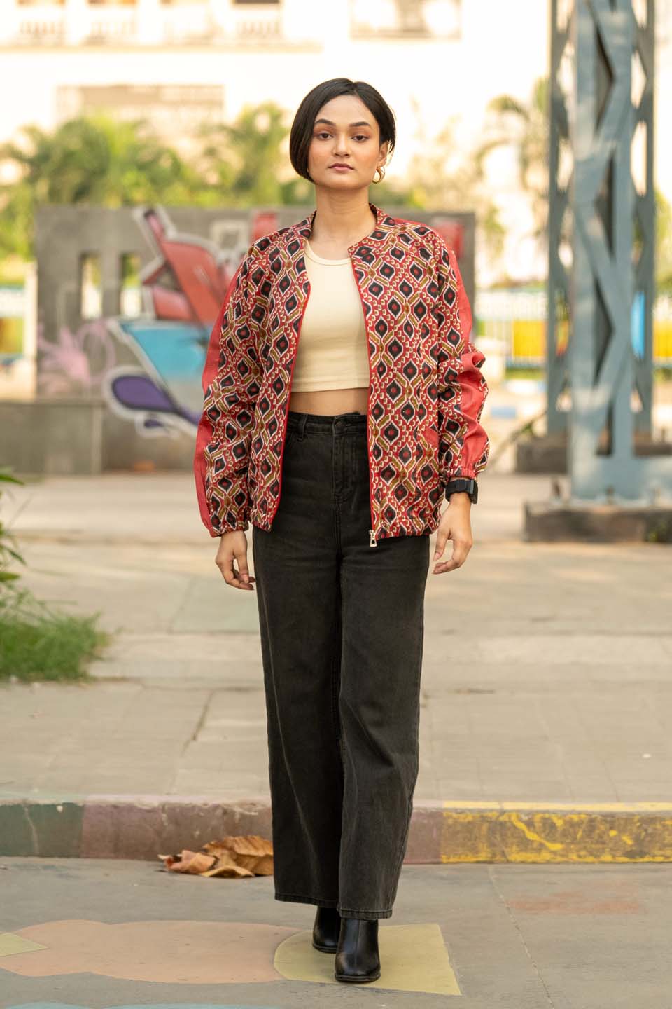 Saffron Prism - Bomber Jacket