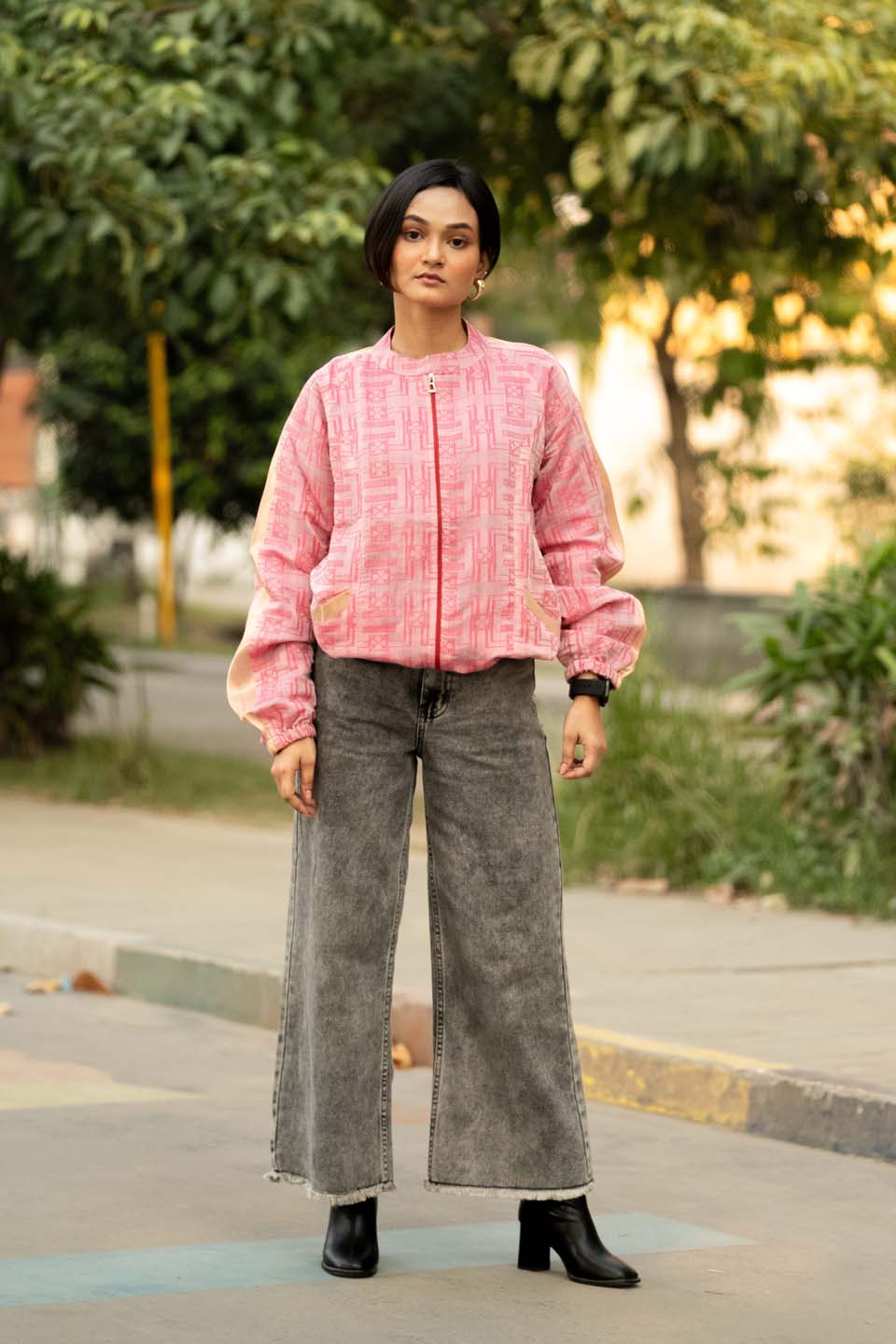 Urban Grid - Bomber Jacket