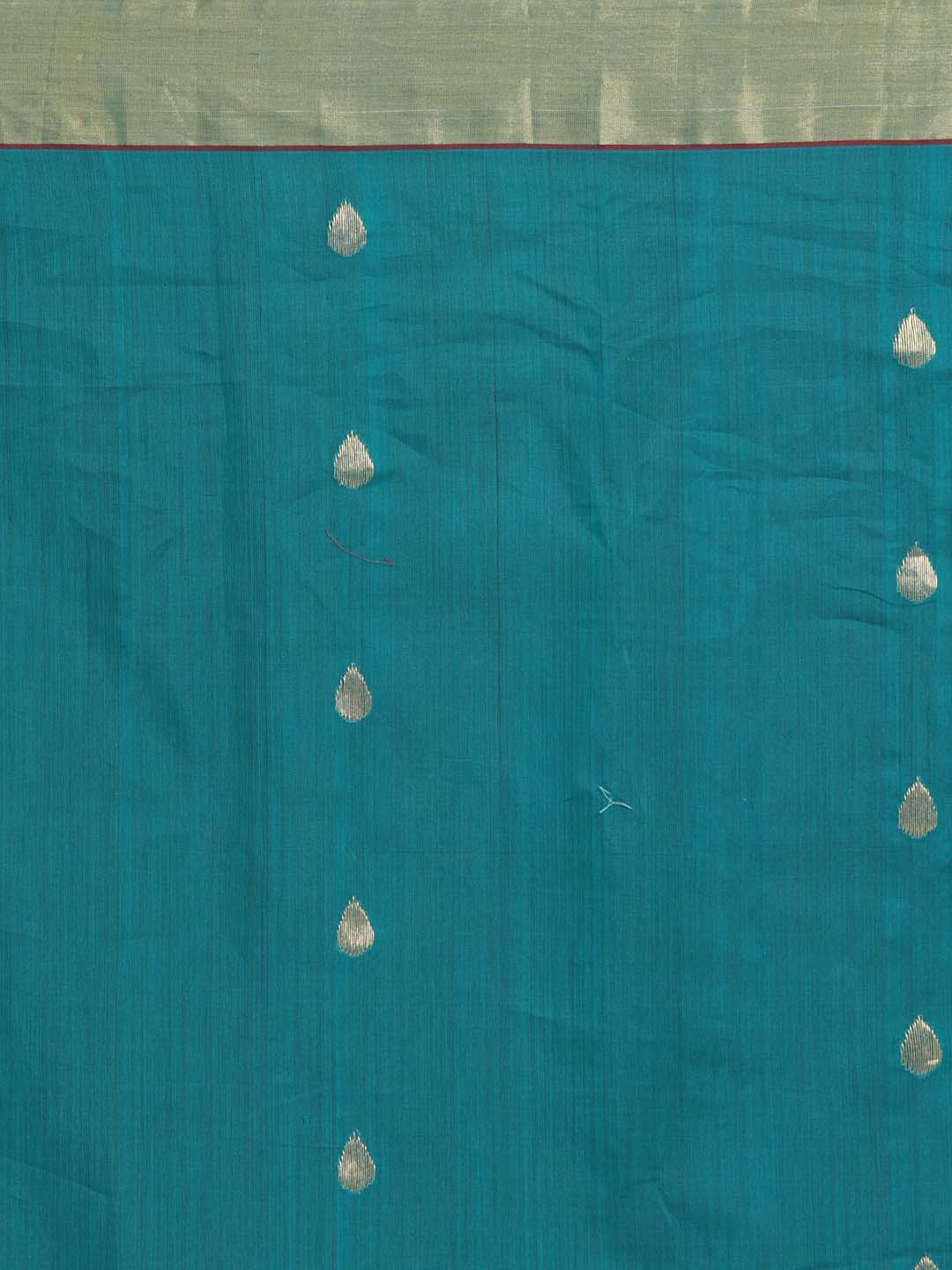 Indethnic Chanderi Handloom Silk Cotton Saree - Saree Detail View