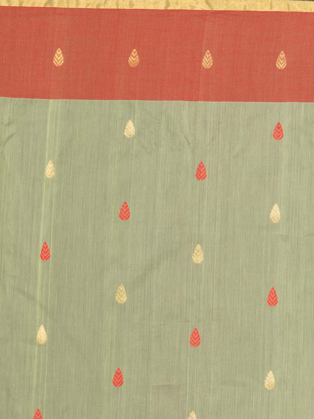 Indethnic Chanderi Handloom Silk Cotton Saree - Saree Detail View