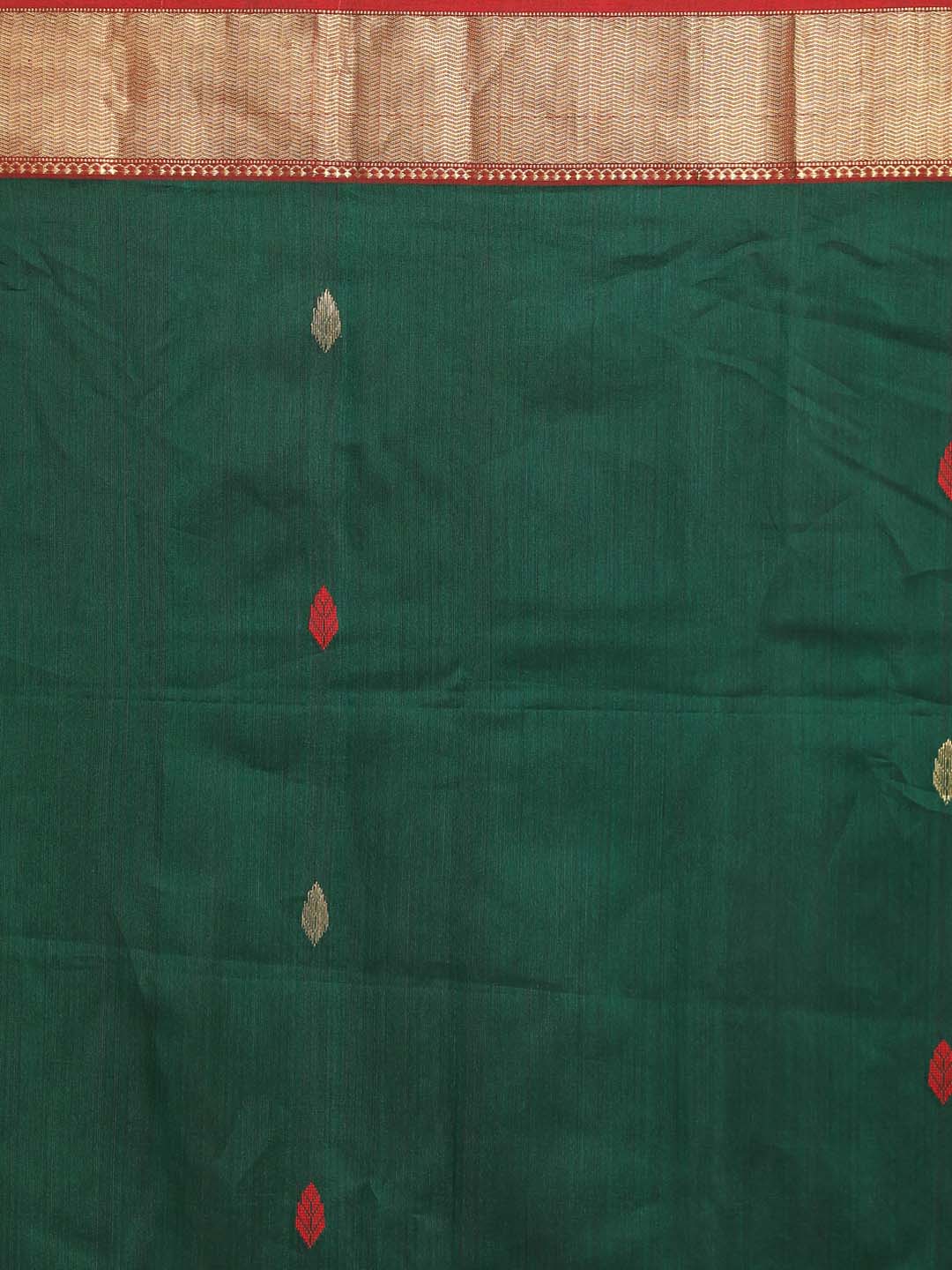 Indethnic Maheshwari Handloom Silk Cotton Saree - Saree Detail View