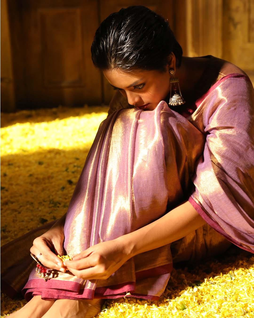 ROYAL AMETHYST (HANDLOOM 100% PURE COTTON SAREE)