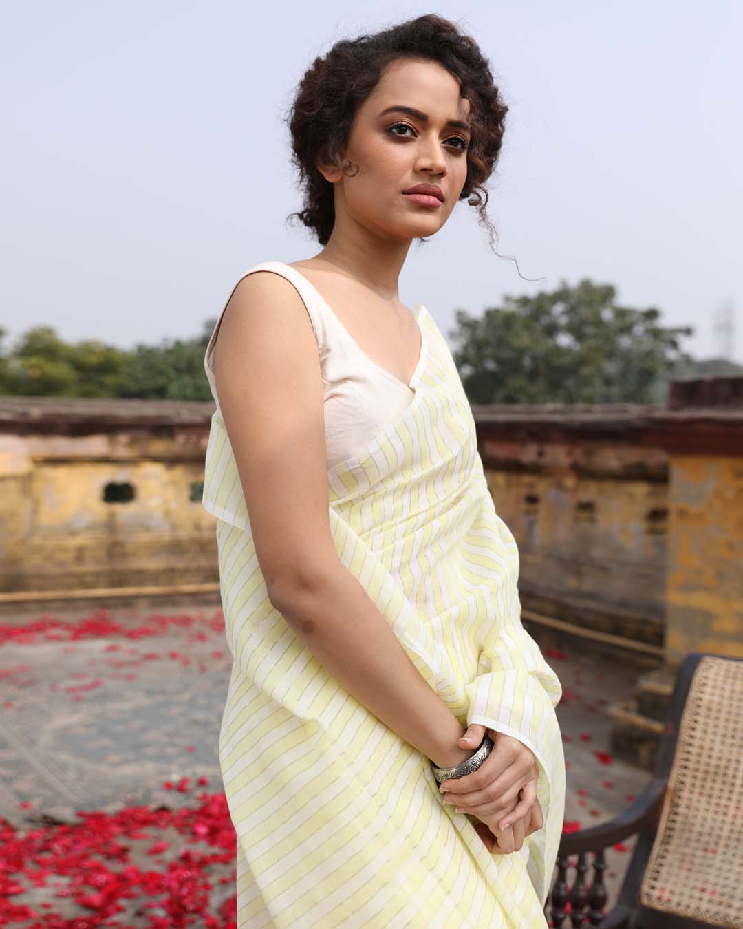 SUNNY SPECTRUM (HANDLOOM 100% PURE COTTON SAREE)