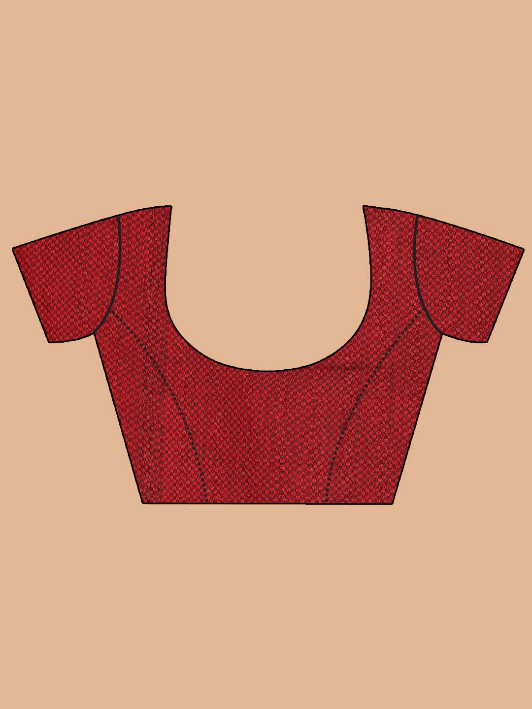 Indethnic Black Bengal Handloom Pure Cotton Saree Party Saree - Blouse Piece View