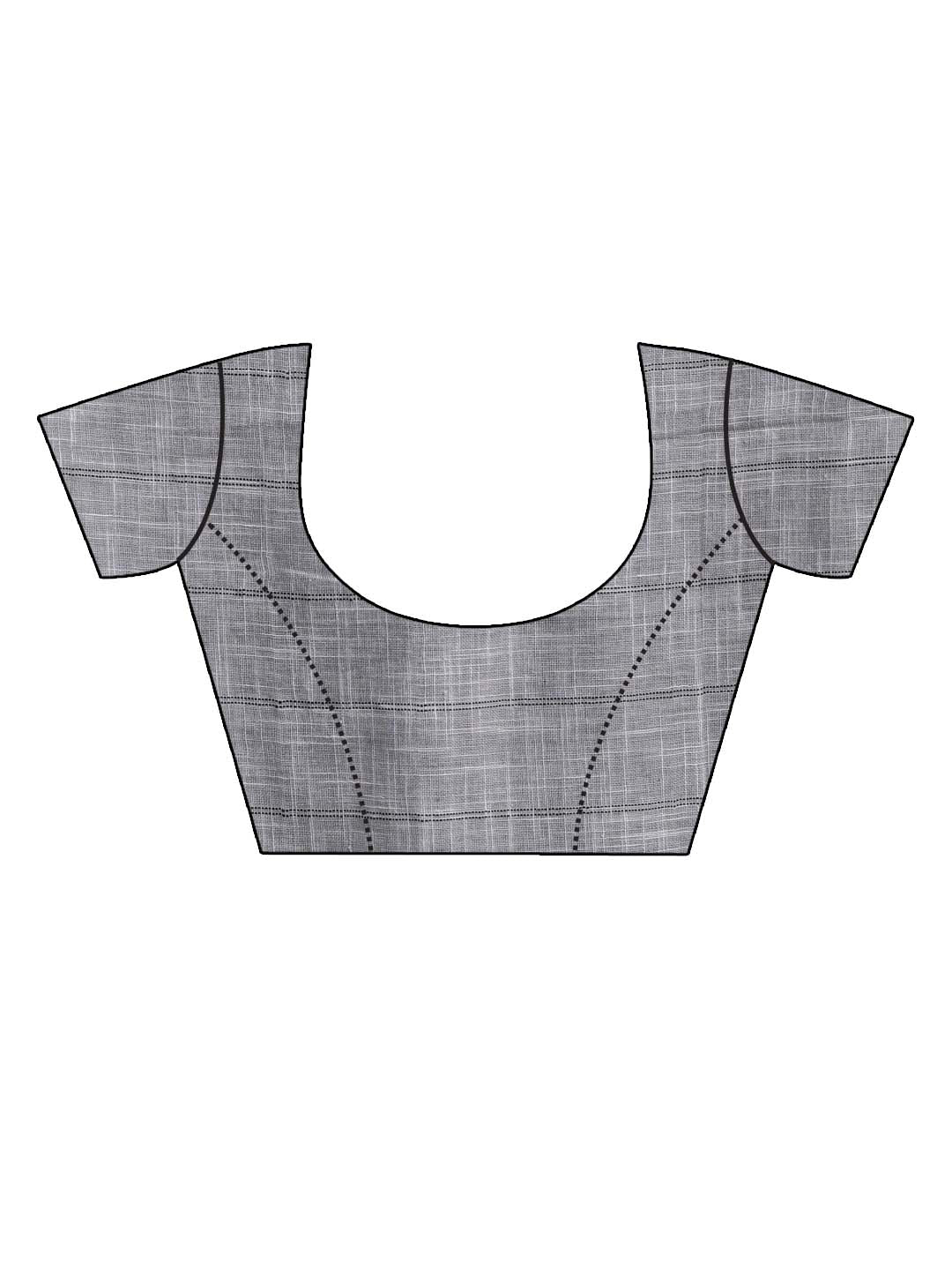 CLASSIC CHECK (BENGAL HANDLOOM 100% PURE COTTON SAREE)