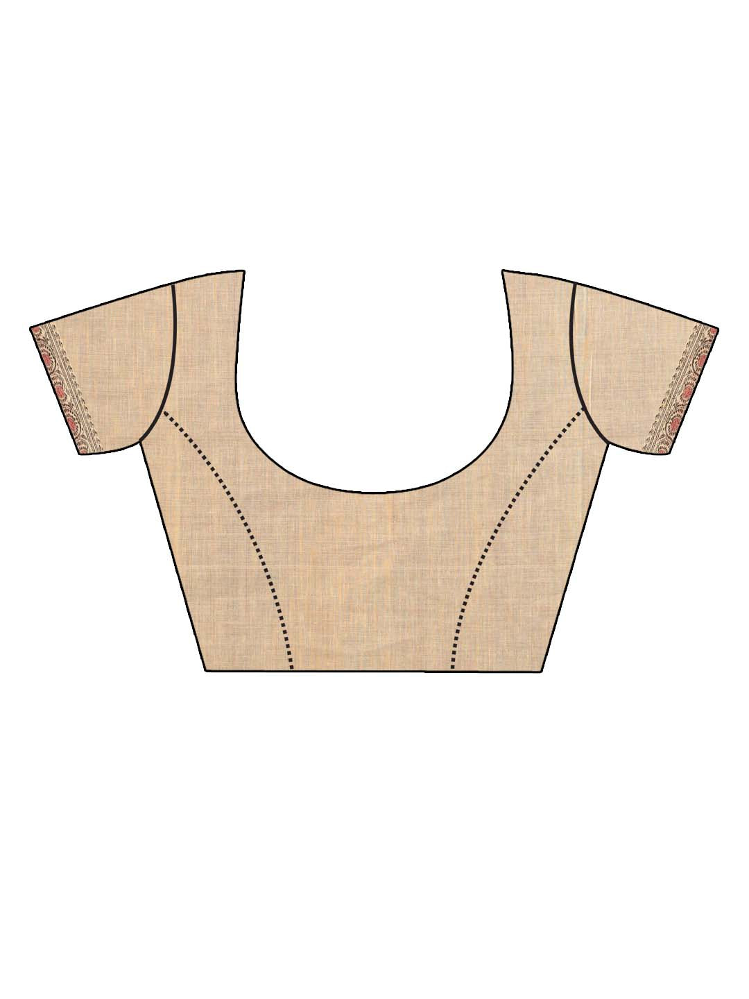 ETHEREAL WHITE (BENGAL HANDLOOM 100% PURE COTTON SAREE)