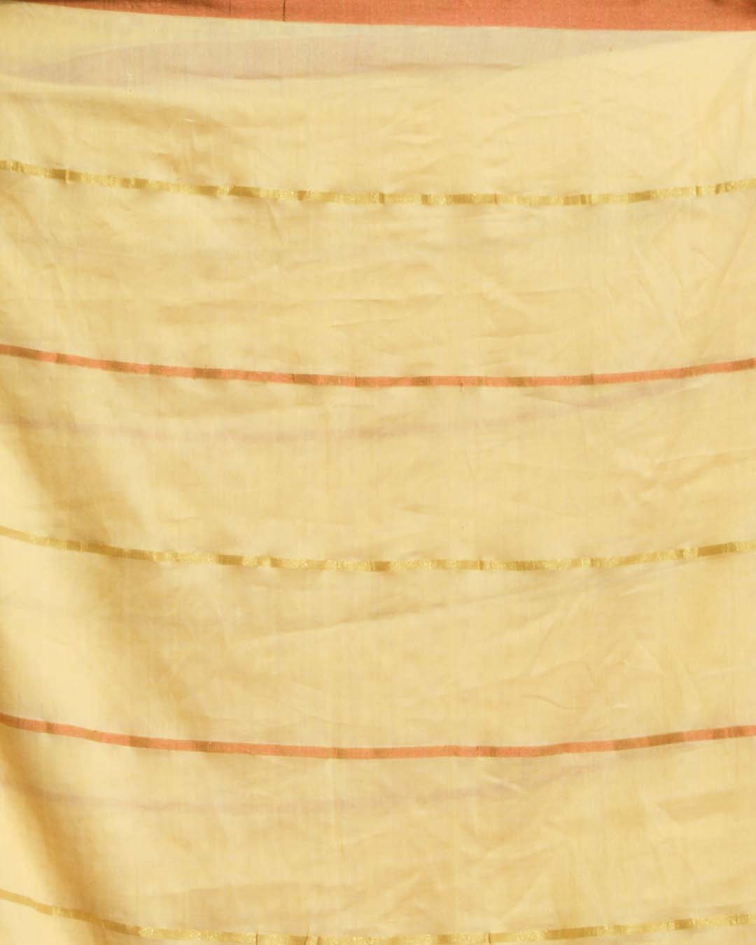 SUNLIT SPLENDOR (BENGAL HANDLOOM 100% PURE COTTON SAREE)