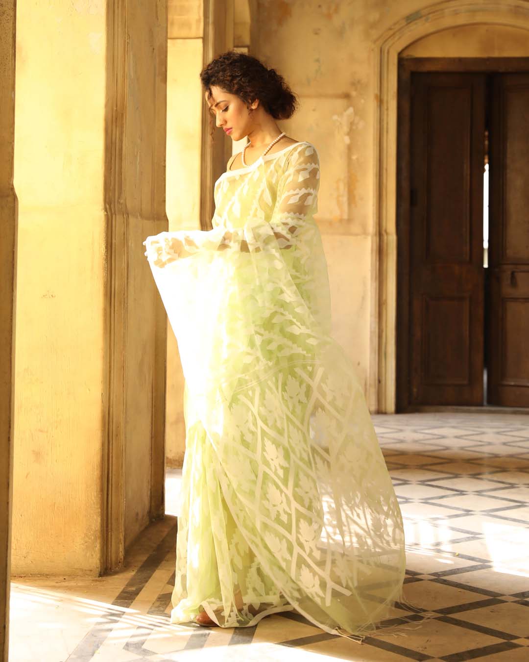 ENCHANTED FOREST (HANDLOOM ART SILK SAREE)