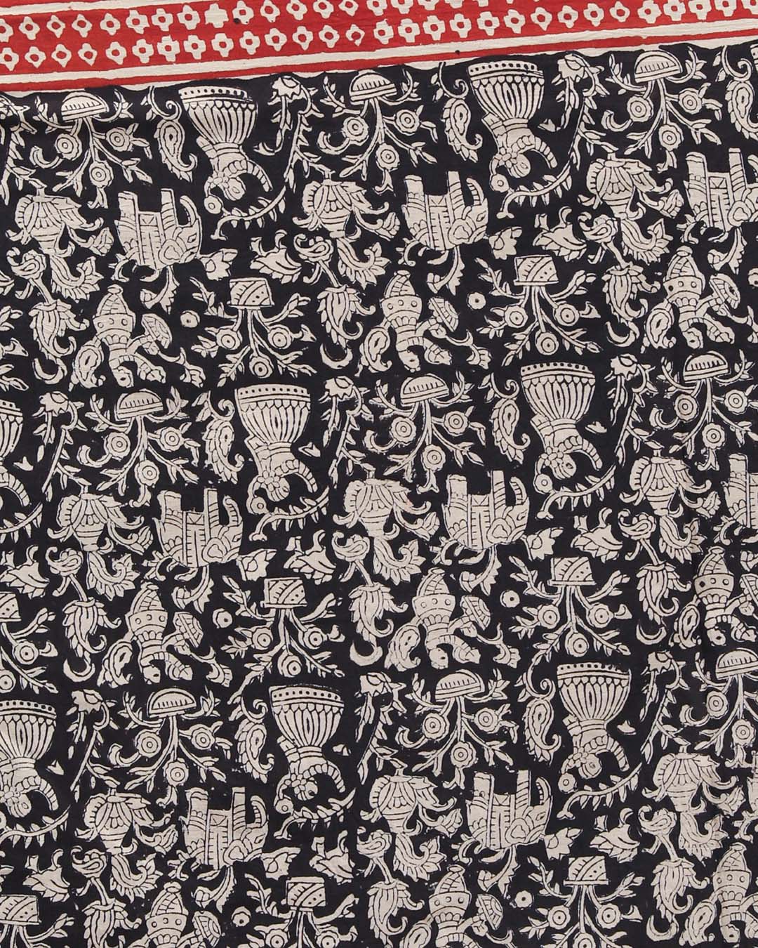 MIDNIGHT MUSE: (BAGRU 100% PURE COTTON SAREE)