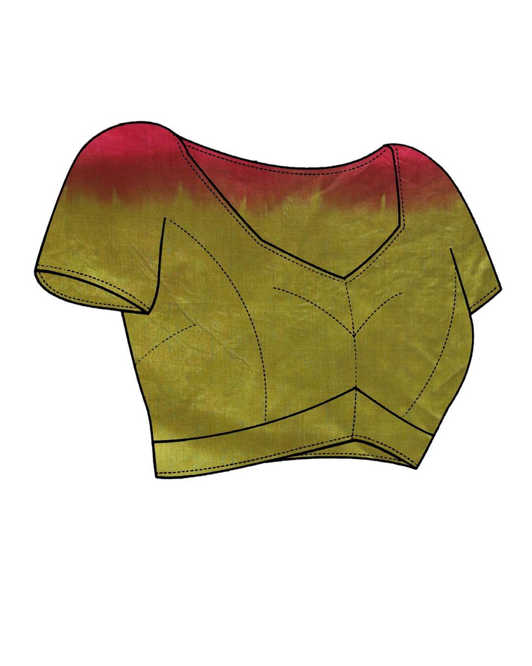 VERDANT HARMONY (BAGRU SILK COTTON SAREE)