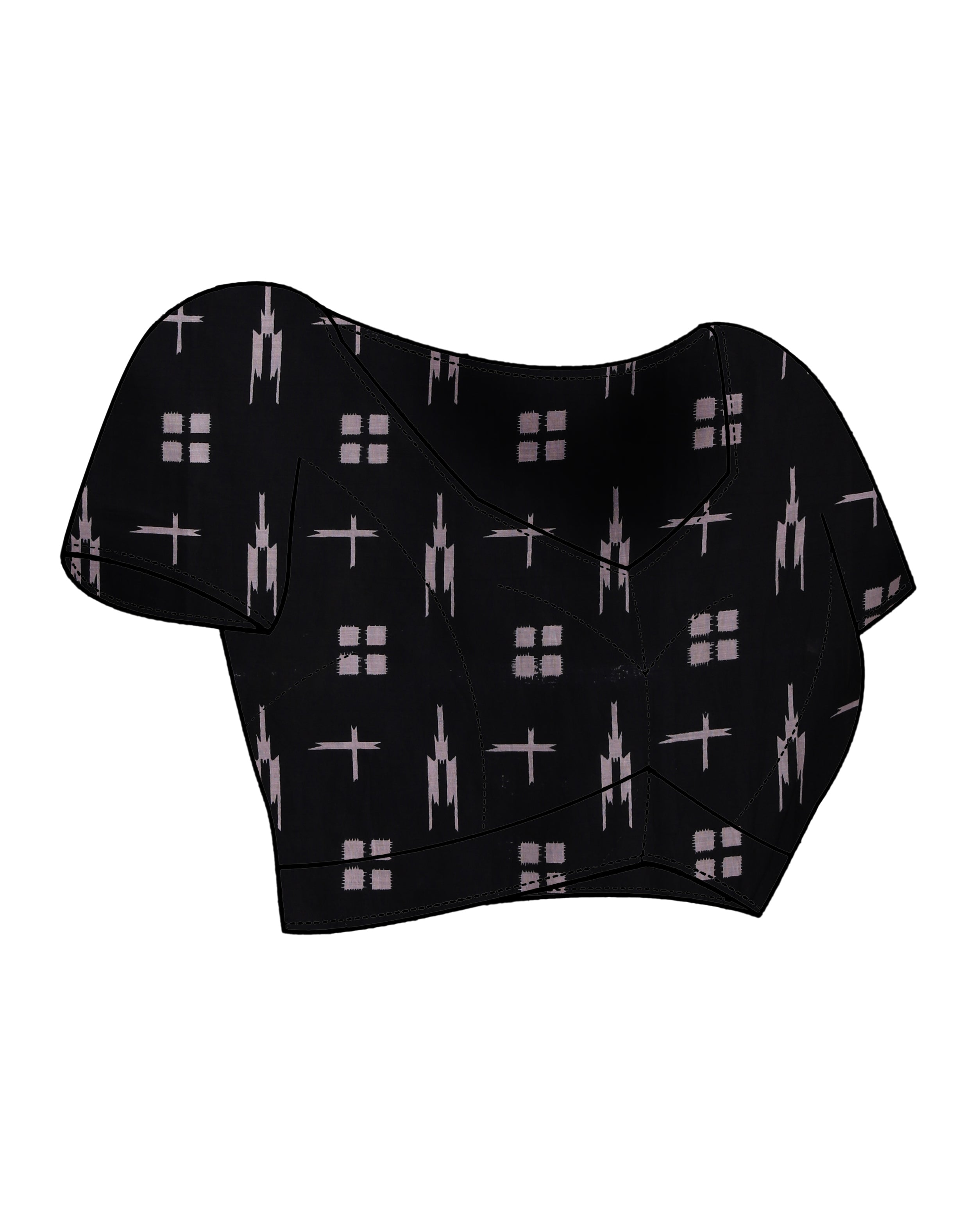 SCARLET SOPHISTICATION (BAGRU MUL MUL COTTON SAREE)