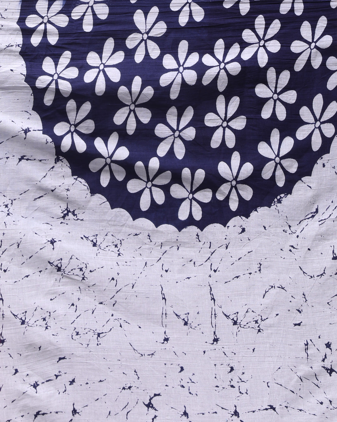 BLUE HARMONY (BAGRU MUL MUL COTTON SAREE)