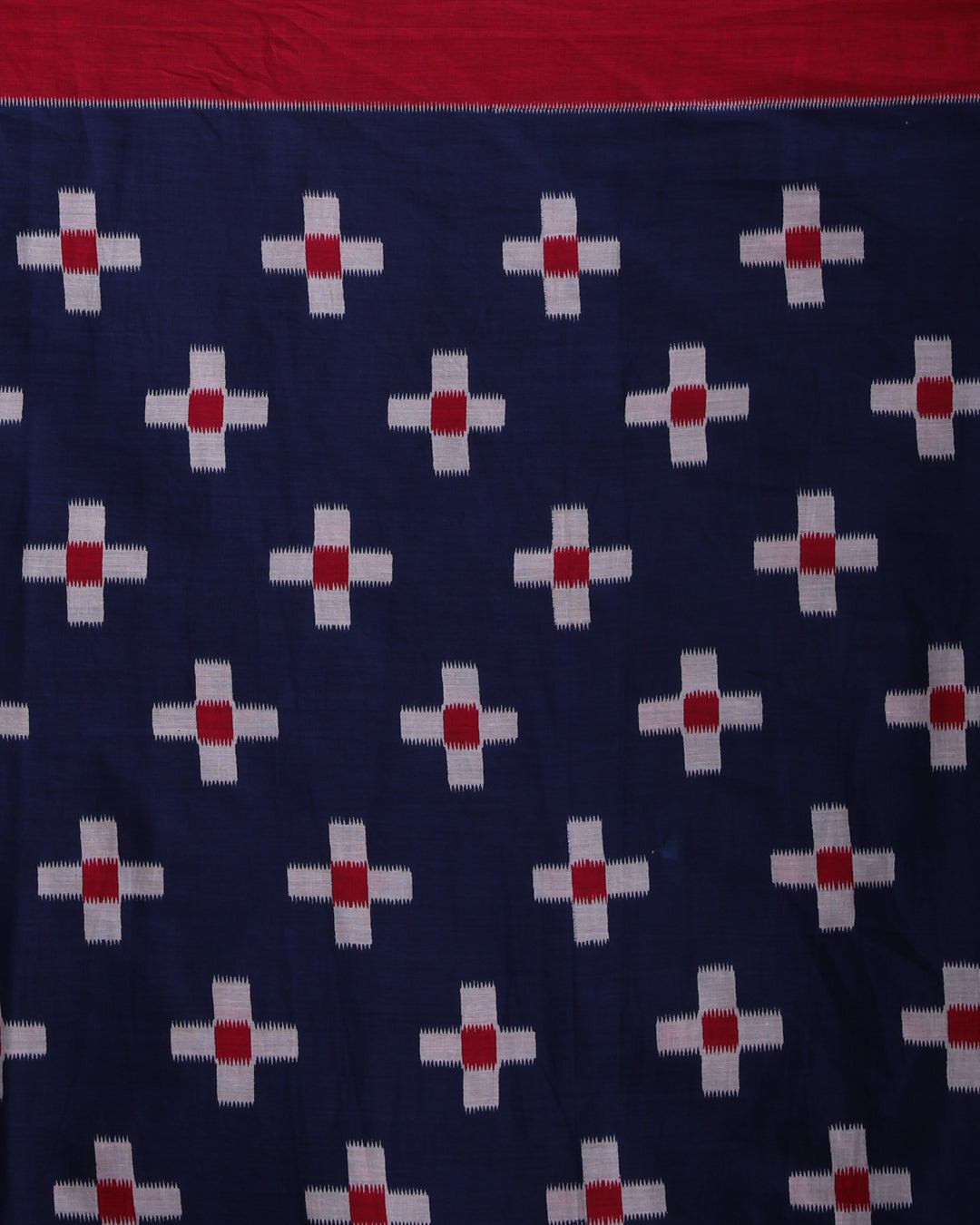 INDIGO GRACE (IKKAT MUL MUL COTTON SAREE)