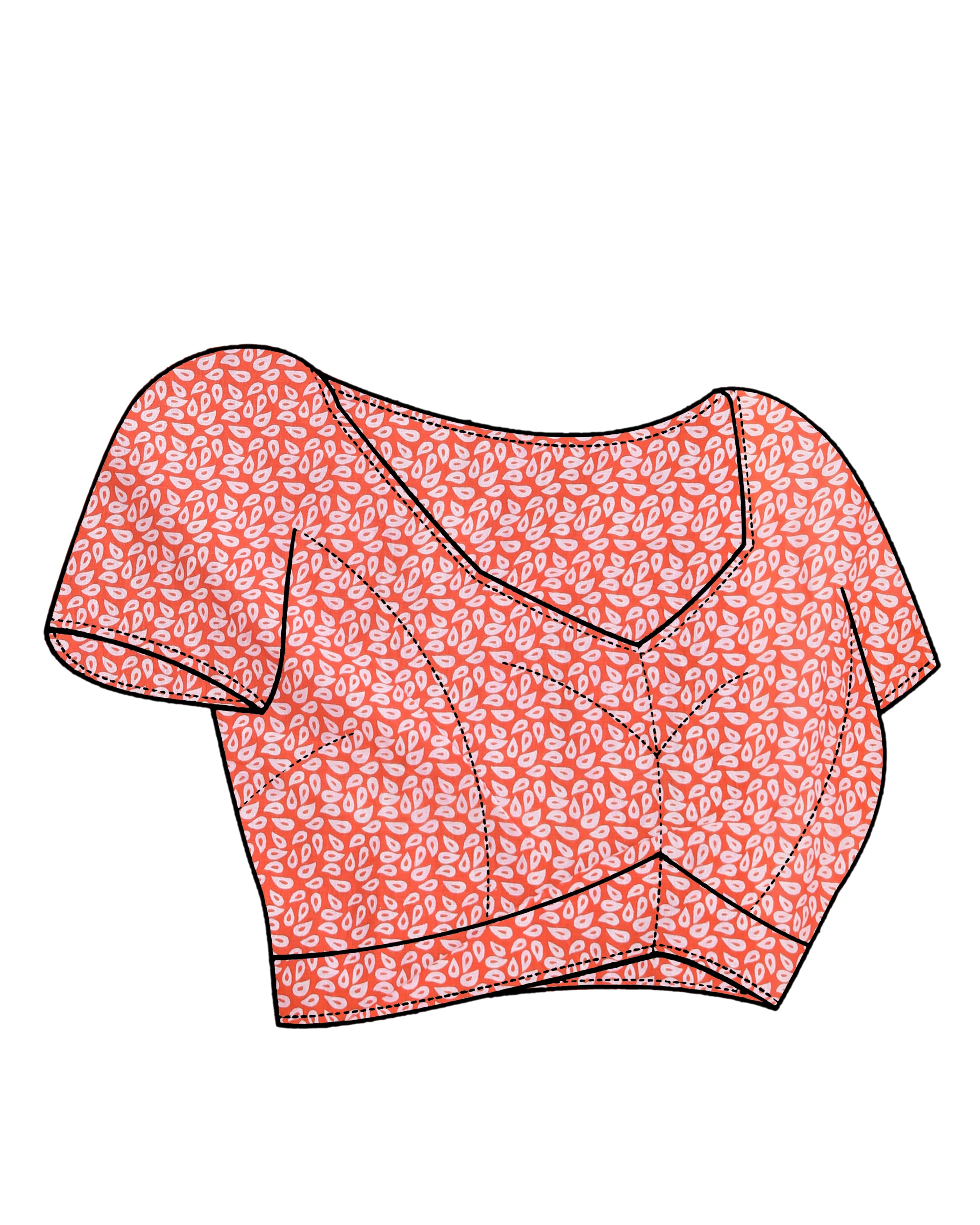 MAROON MYSTIQUE (BAGRU MUL MUL COTTON SAREE)