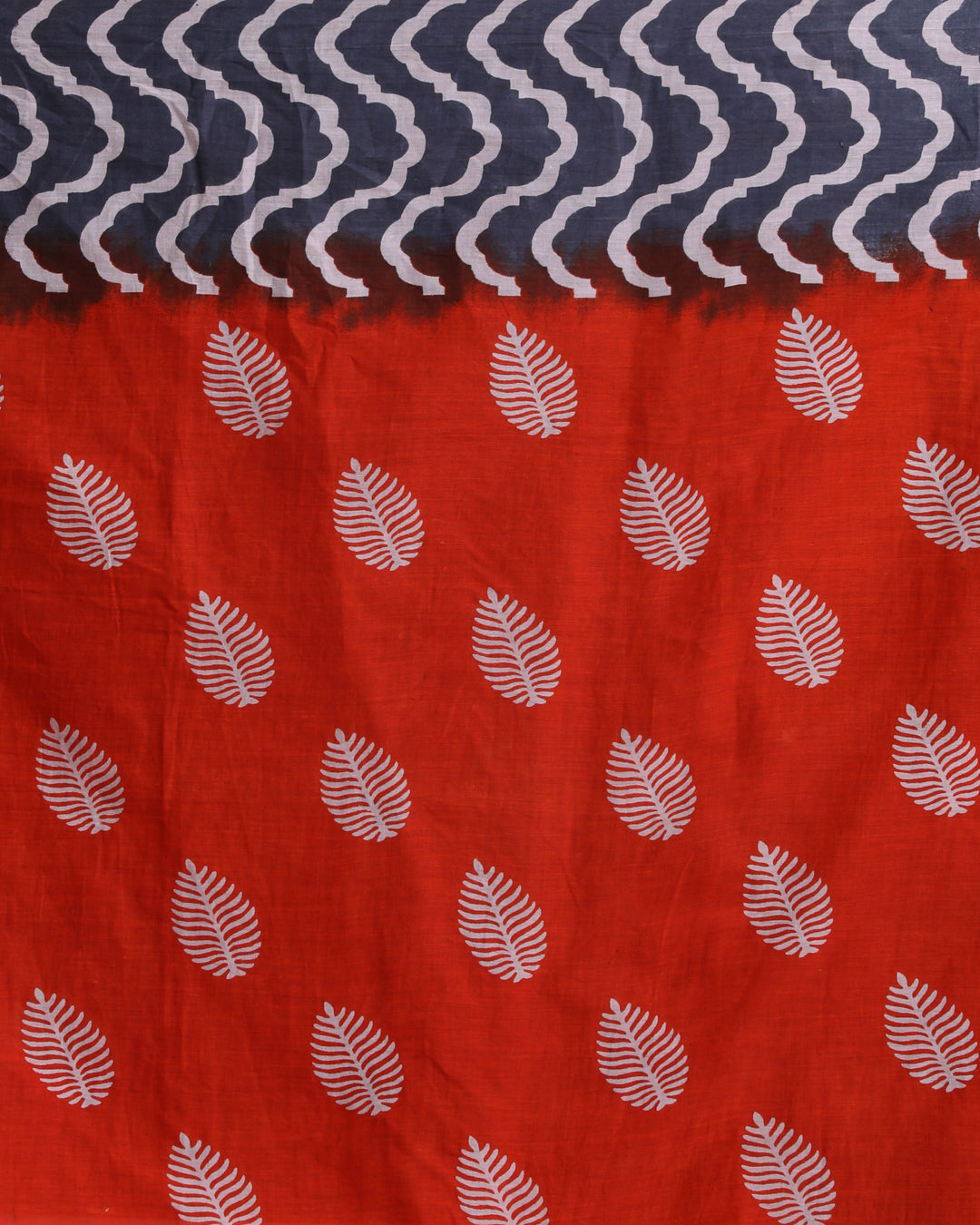 AMBER GLOW (BAGRU MUL MUL COTTON SAREE)