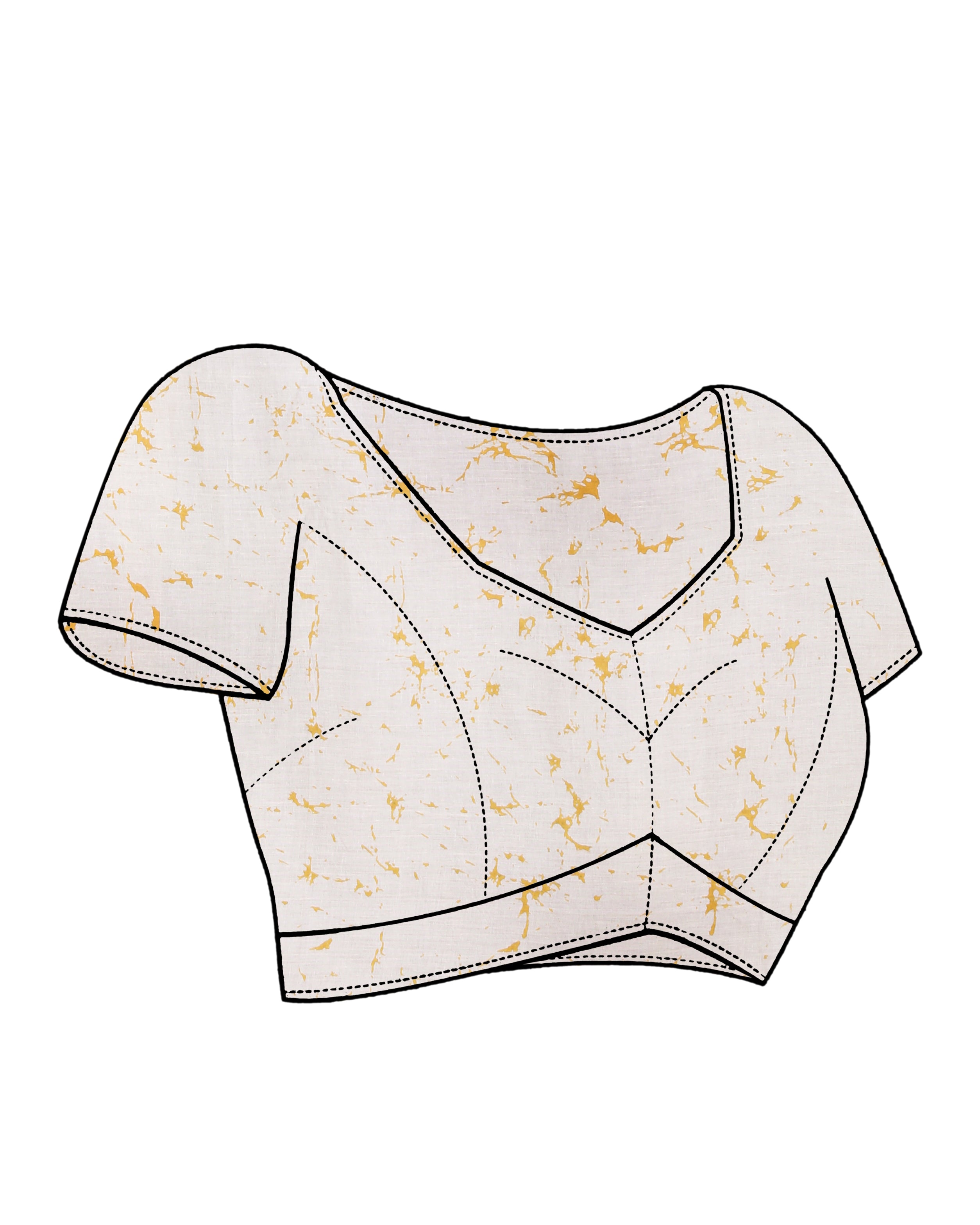 SUNLIT HARMONY (BAGRU MUL MUL COTTON SAREE)