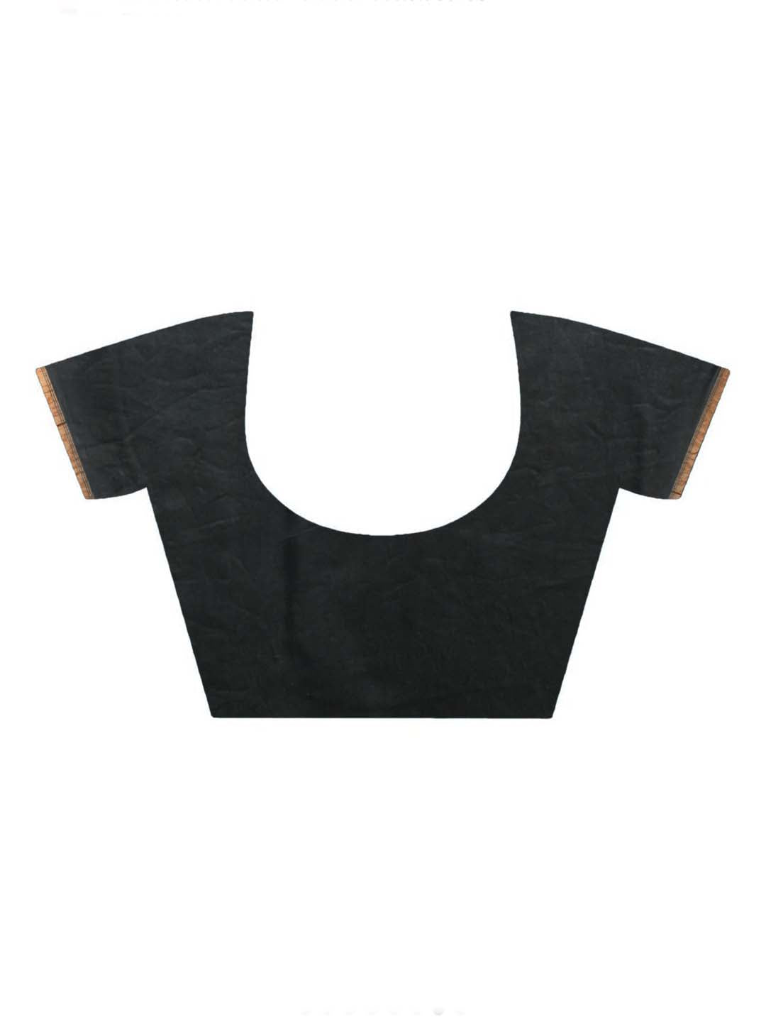 MIDNIGHT SERENADE (BAGRU SILK COTTON SAREE)