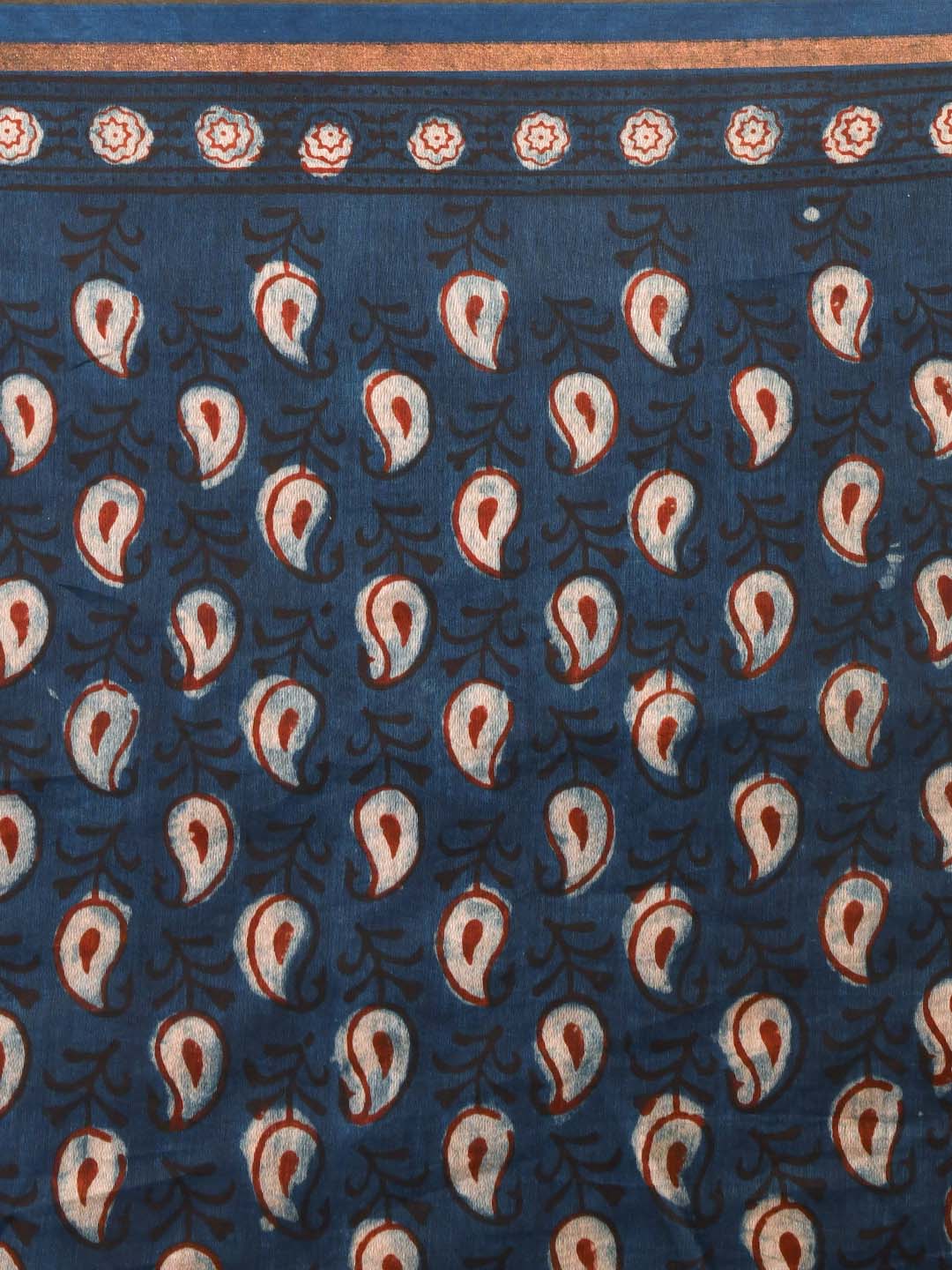 NOIR ESSENCE (BAGRU SILK COTTON SAREE)