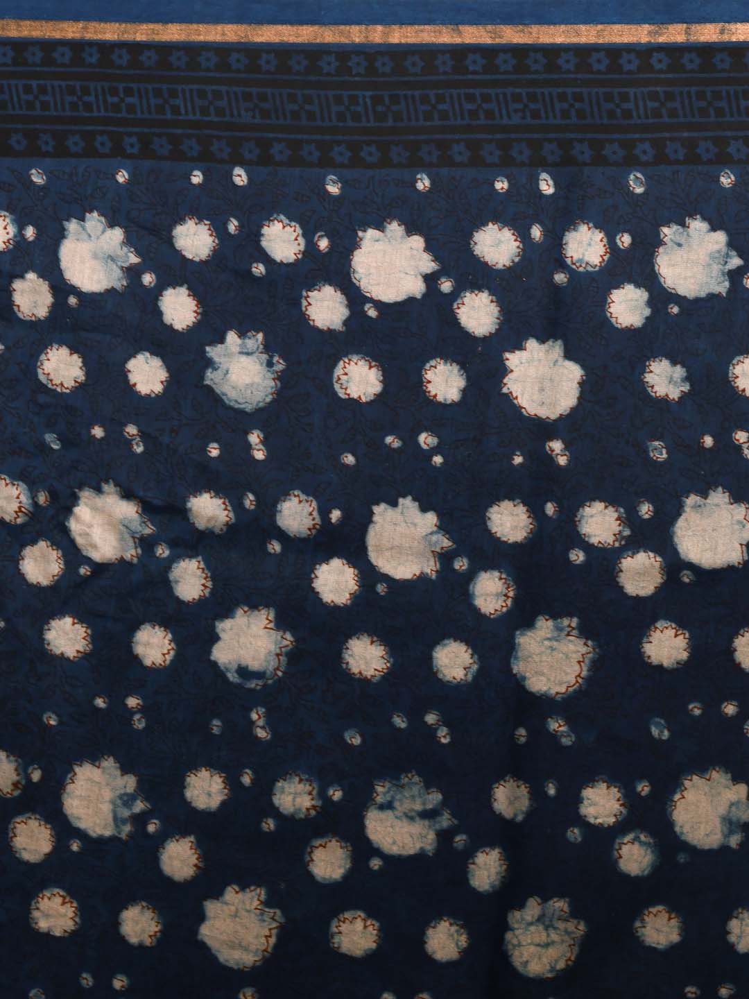 INDIGO HERITAGE (BAGRU SILK COTTON SAREE)