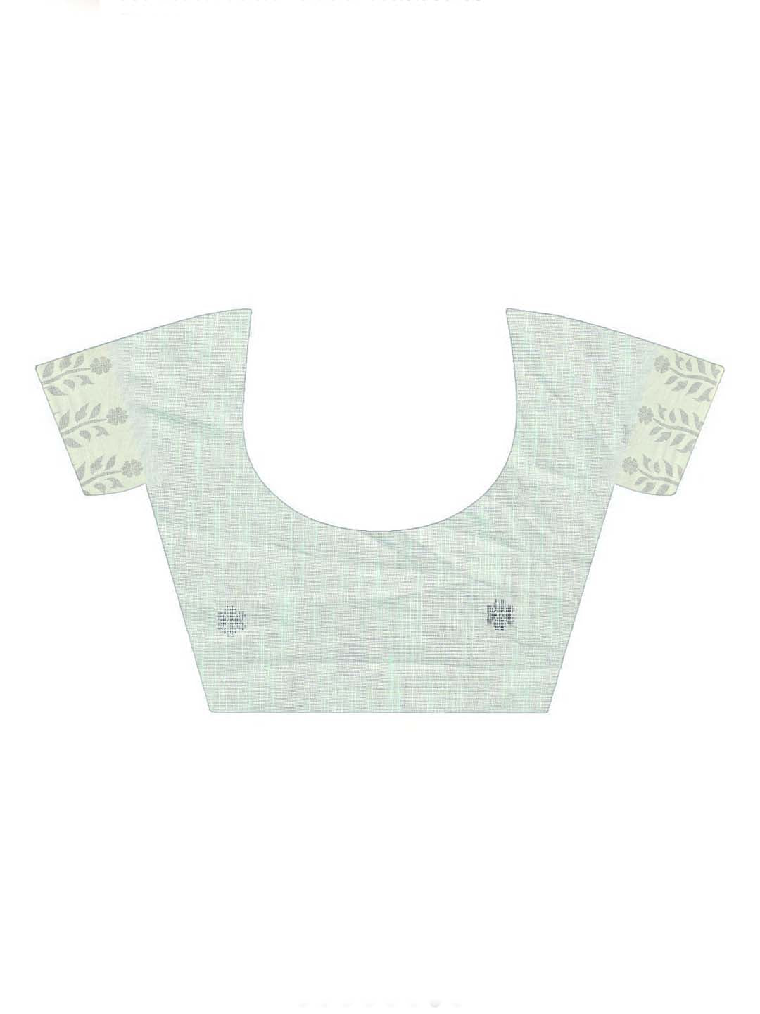 BLUE ELYSIUM (HANDLOOM 100% PURE COTTON SAREE)