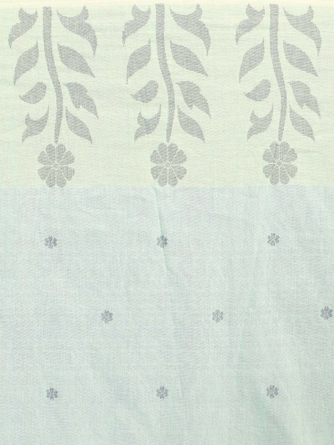 BLUE ELYSIUM (HANDLOOM 100% PURE COTTON SAREE)