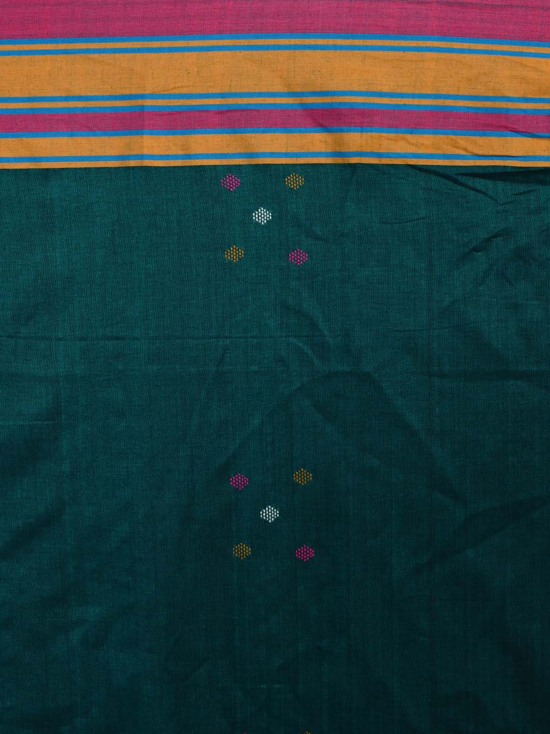 EMERALD ESSENCE (HANDLOOM 100% PURE COTTON SAREE)