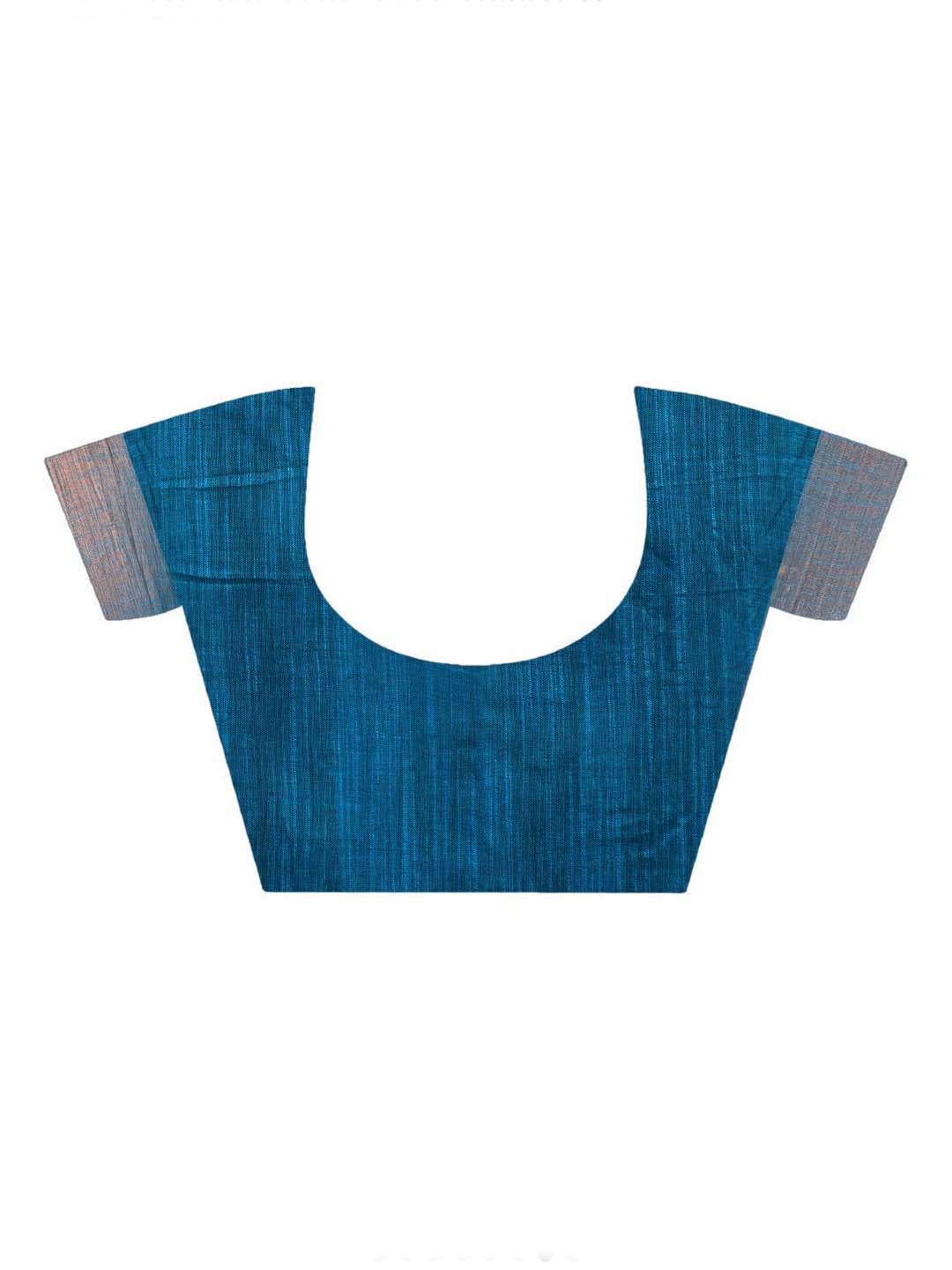 BLUE OPAL (HANDLOOM LIVA SAREE)