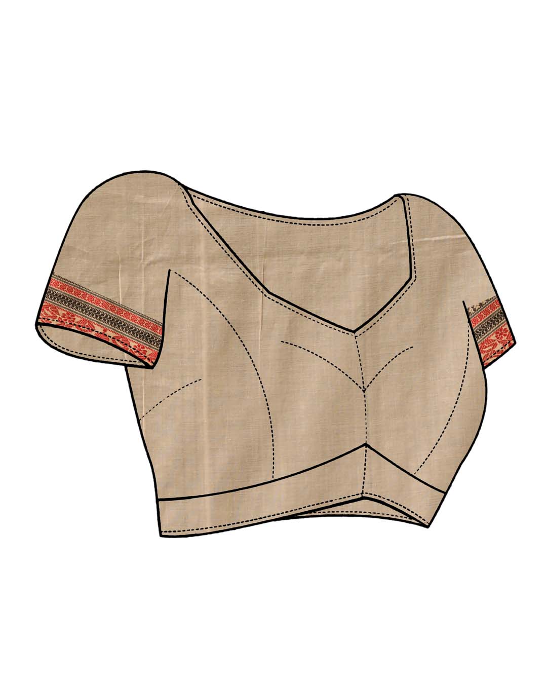 SNOW WHISPER (HANDLOOM 100% PURE COTTON SAREE)