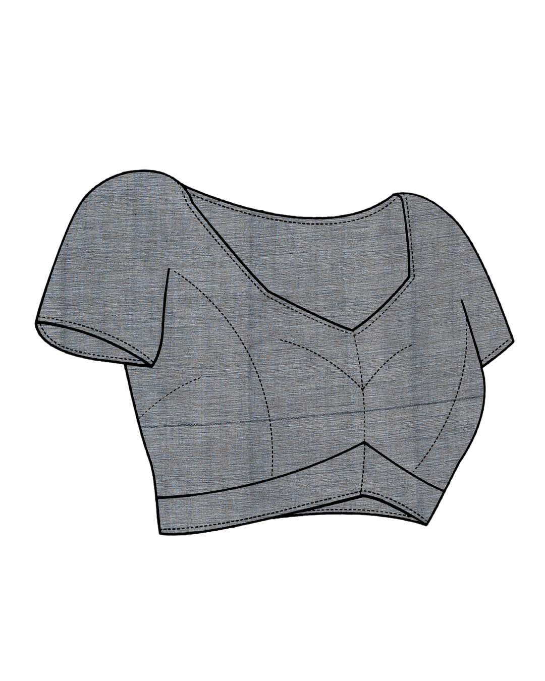 CLASSIC NOIR (HANDLOOM 100% PURE COTTON SAREE)