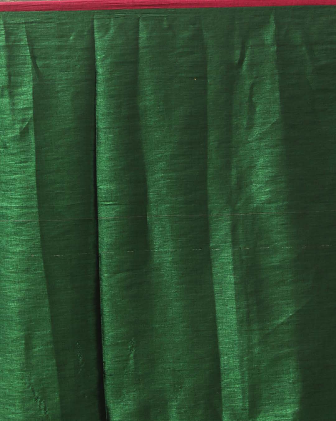 VERDANT CHARM (BENGAL HANDLOOM COTTON BLEND SAREE)