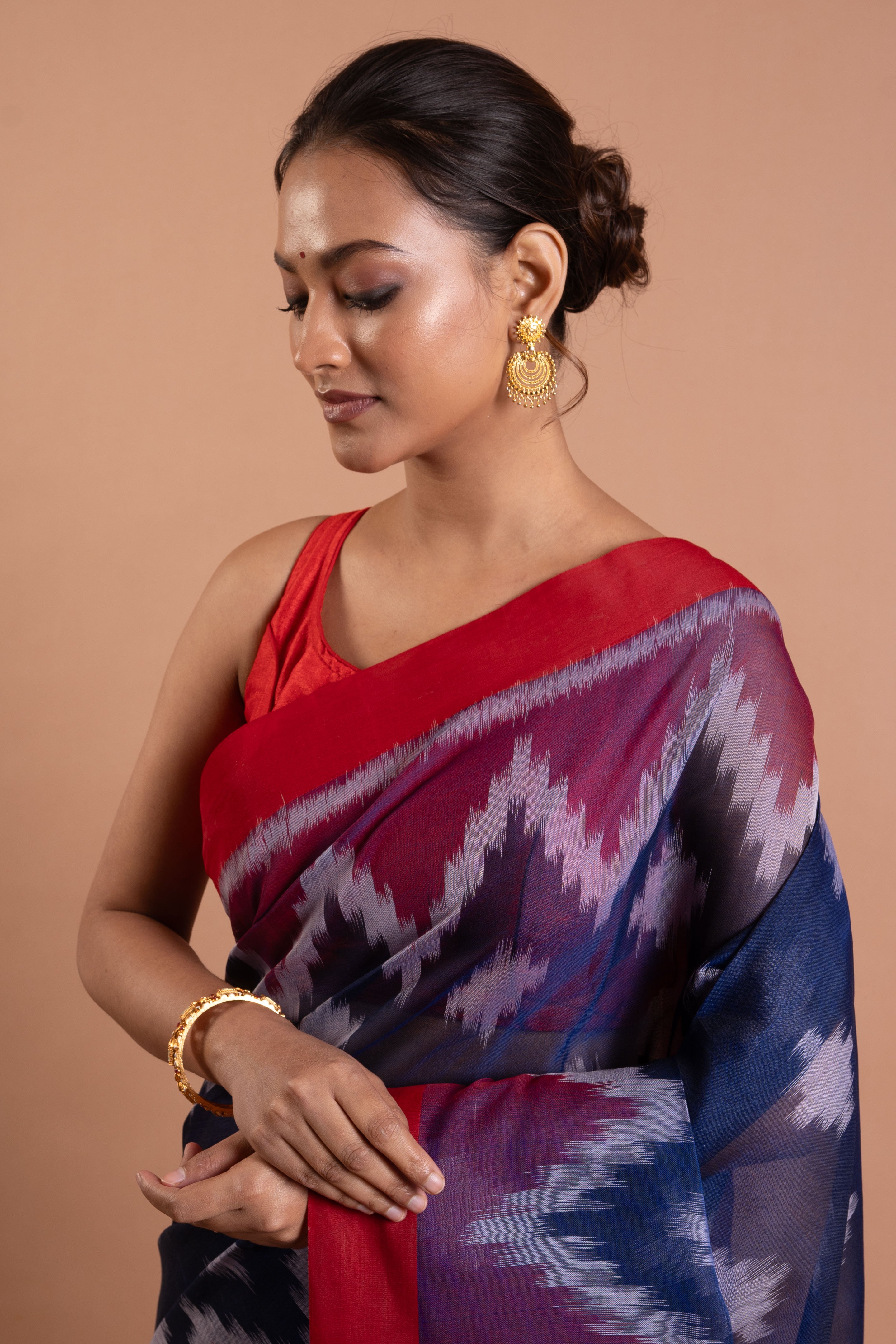 Neelam Raga Handloom Cotton Saree