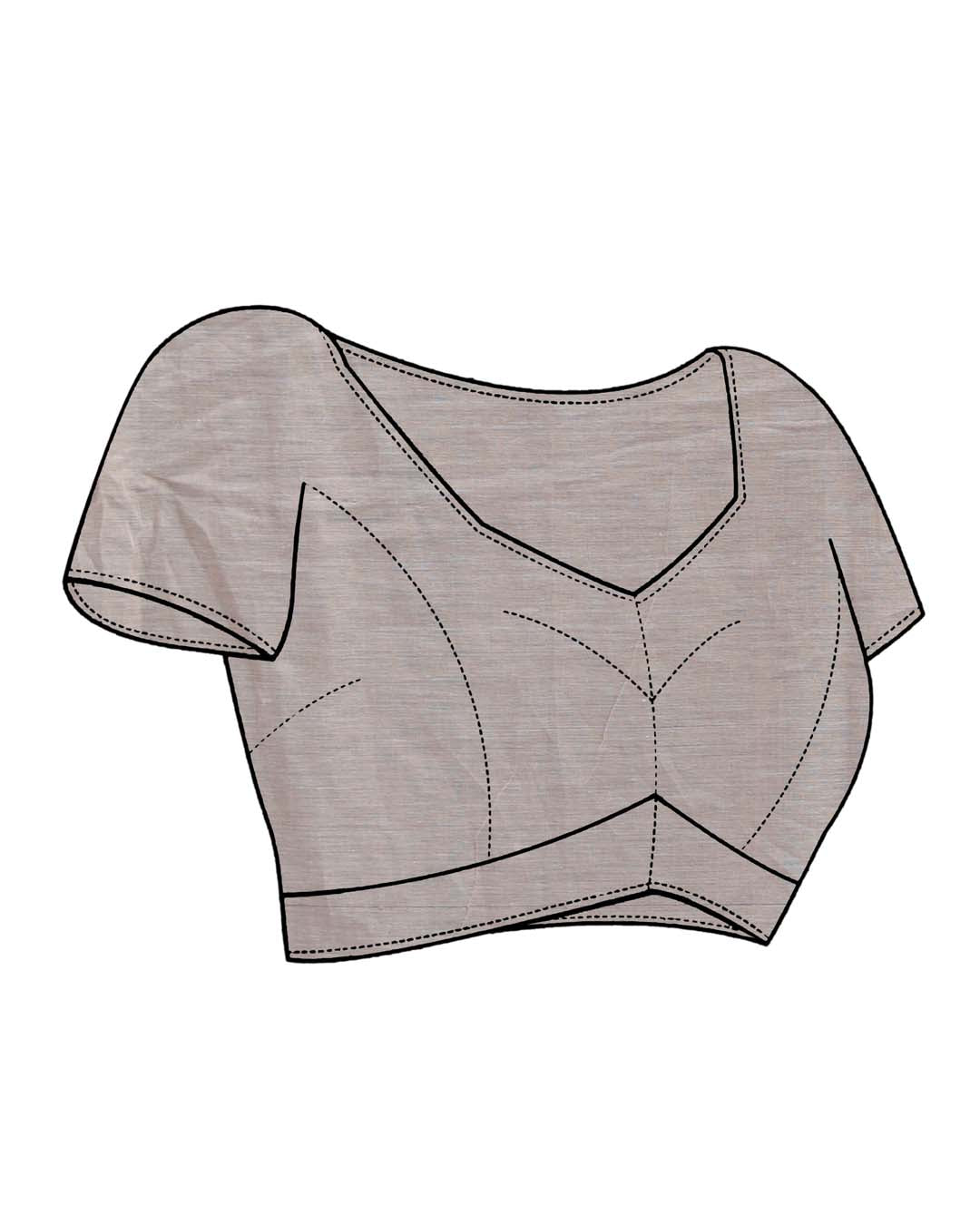 CHARCOAL GRACE (HANDLOOM 100% PURE COTTON SAREE)