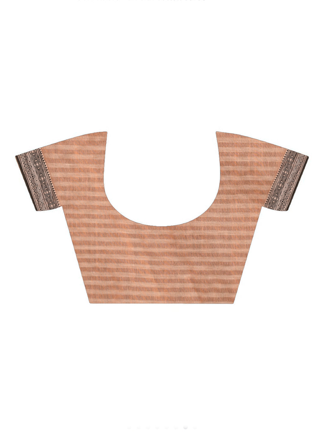 PEACH SERENITY (HANDLOOM 100% PURE COTTON SAREE)