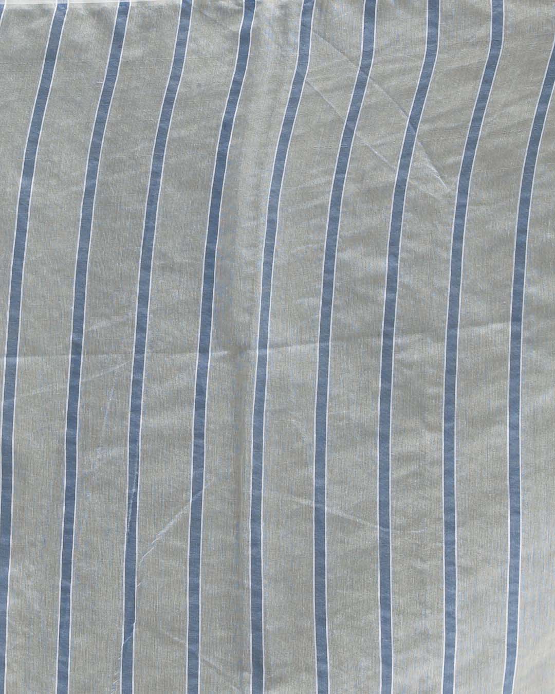 SLATE ELEGANCE (BENGAL HANDLOOM COTTON BLEND SAREE)