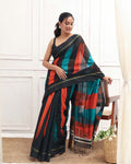 RAINBOW RADIANCE (BENGAL HANDLOOM COTTON BLEND SAREE)