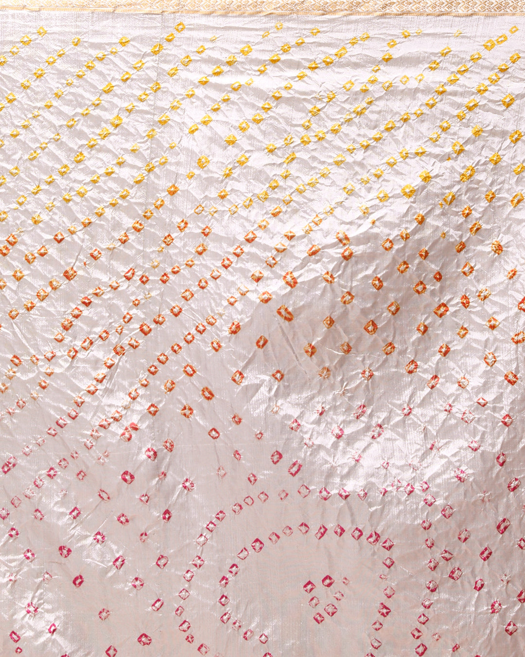 CRYSTAL BANDHANI CHARM (BANDHANI POLY CREPE SAREE)