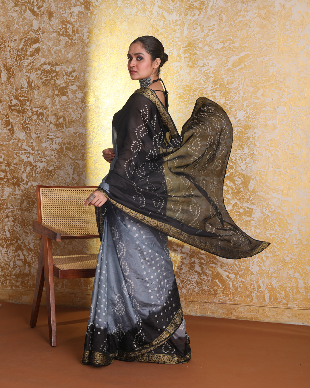 NANDINI (BANDHANI POLY SILK SAREE)