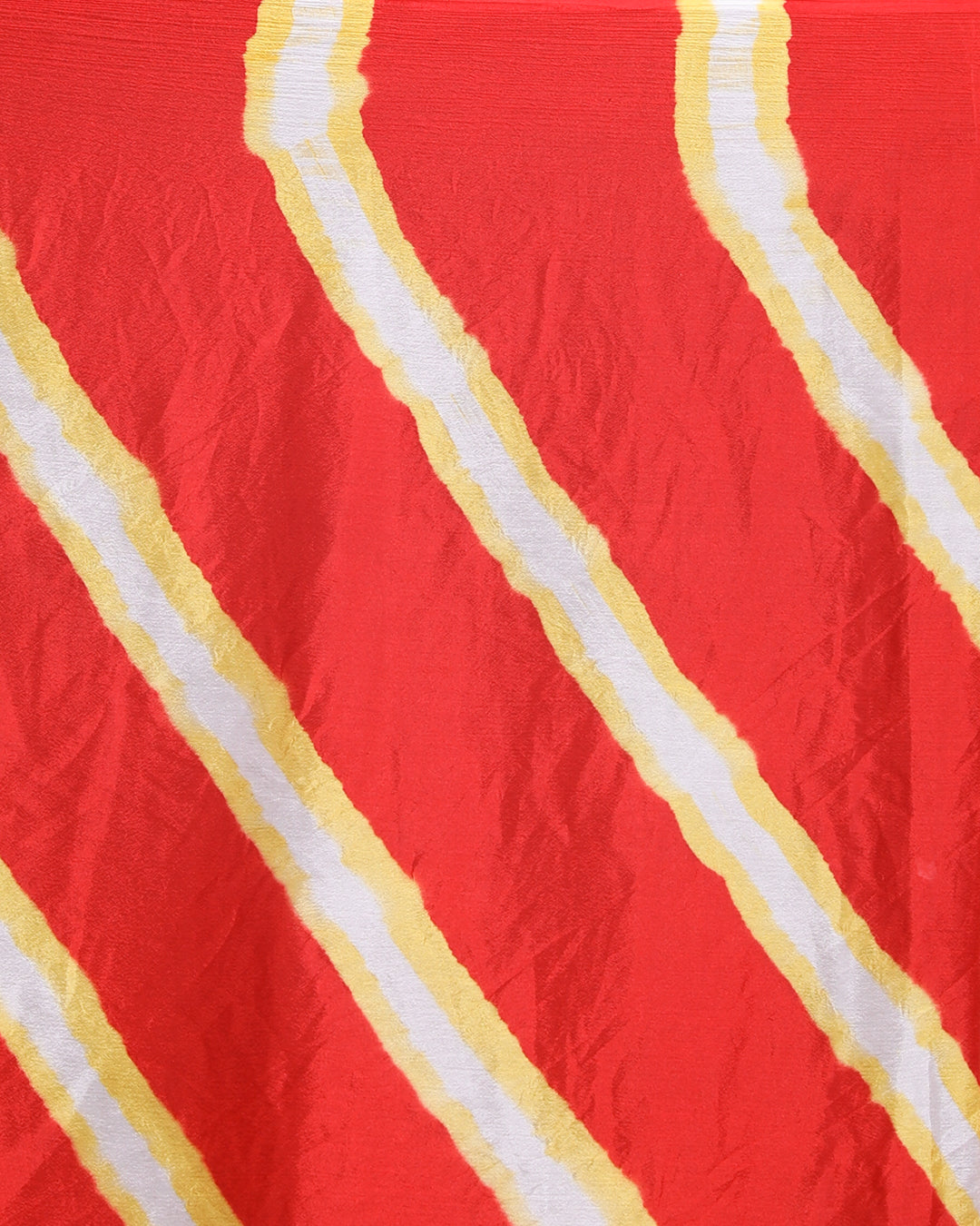 VIVID ORANGE MIRAGE (LEHERIYA SAREE)