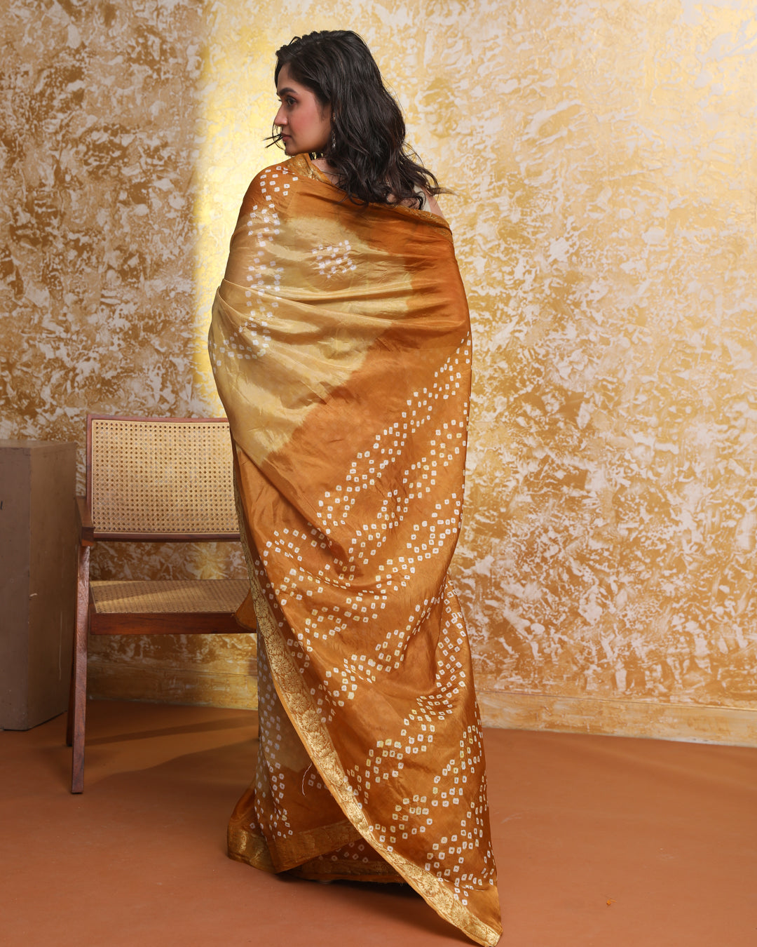 MEHER (BANDHANI SILK SAREE)