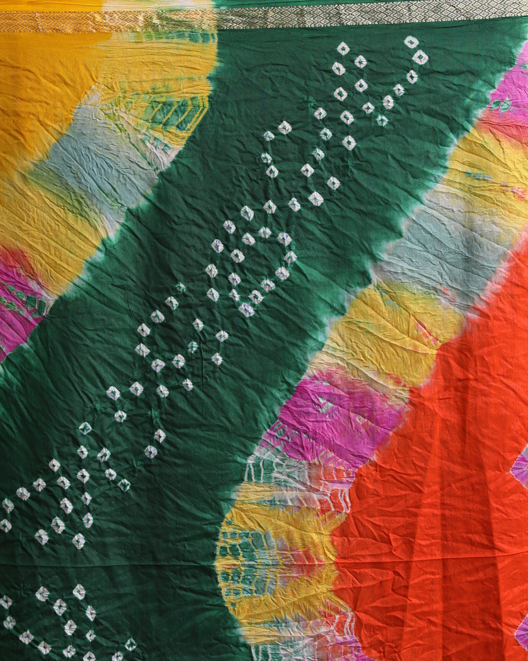 MADHURYA (BANDHANI POLY CREPE SAREE)