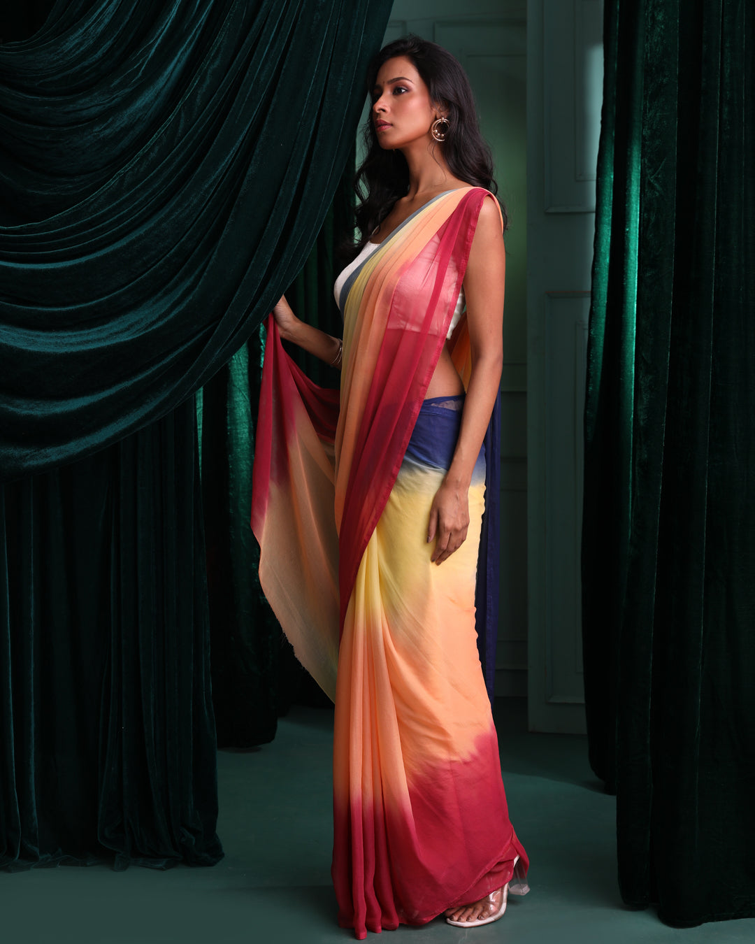 SUBLIME SUNSET (OMBRE SAREE)