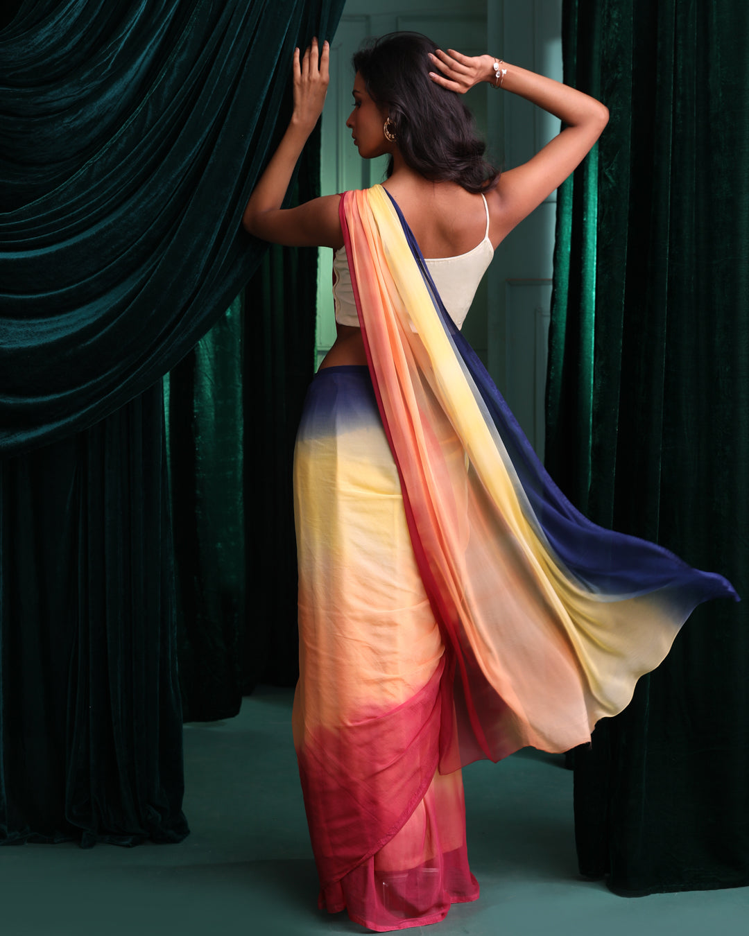 SUBLIME SUNSET (OMBRE SAREE)