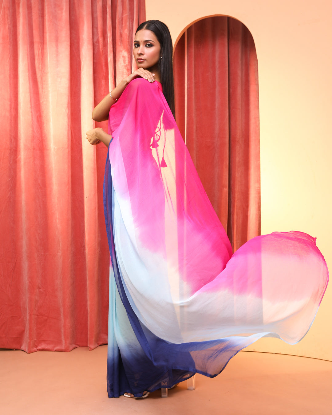 OCEANIC OMBRE (OMBRE SAREE)