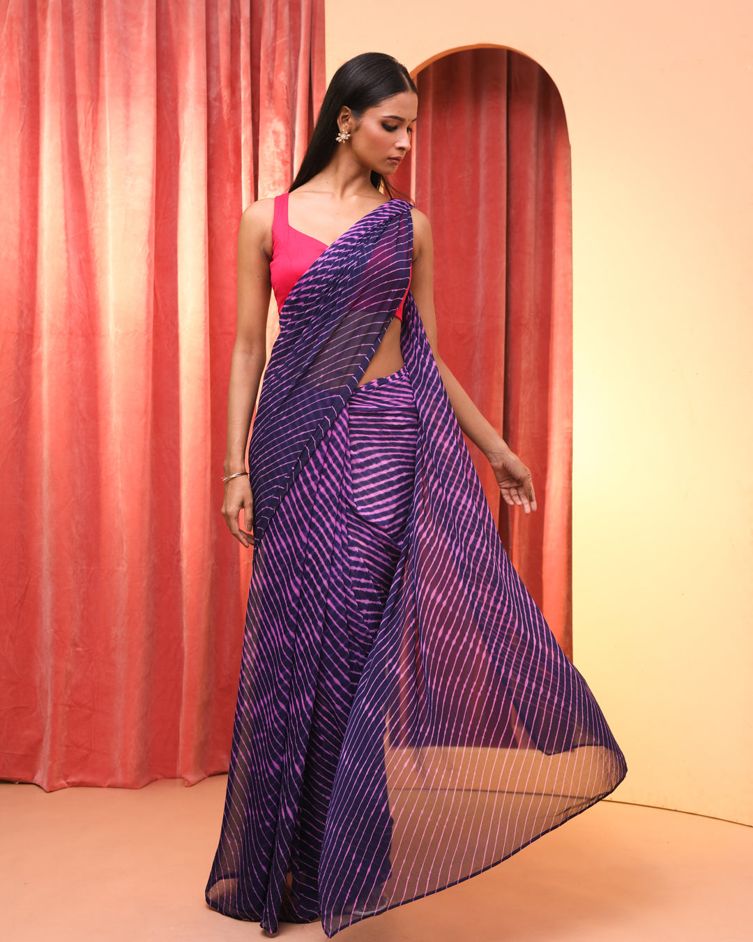 SAPNEELI LEHERIYA (LEHERIYA SAREE)